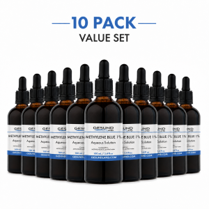 10 pieces Methylene Blue 1% Solution - USP Grade Pure 100ml