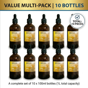 10 pieces Lugol's Solution of Iodine 3% 100ml